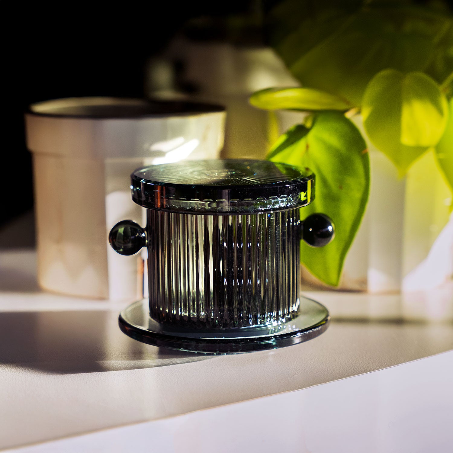 BONSBONS obsidian glass Vietnamese coffee phin 